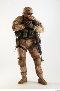  Photos Robert Watson Army Czech Paratrooper Poses standing whole body 0012.jpg